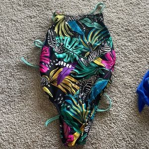 Tie back swim suit from speedo